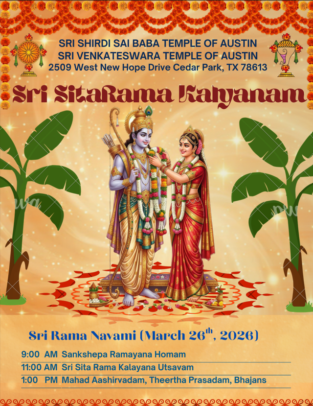 SRI SITA RAMA KAYYANA MAHOTSAVAM - March 26